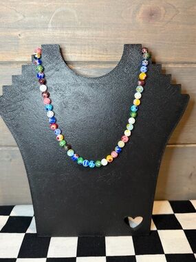 Plunder Multicolor Glass Bead Necklace